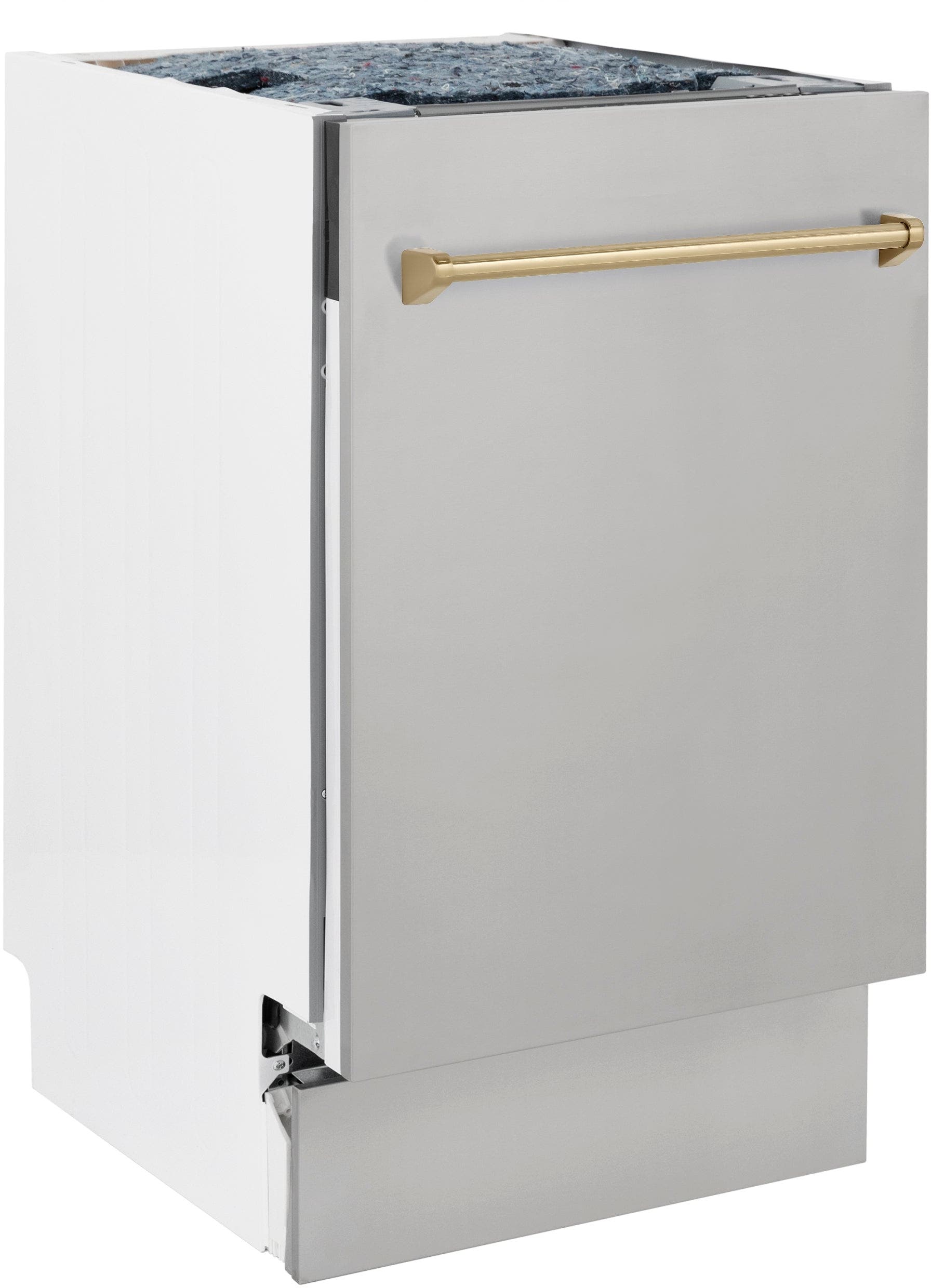 Zline DWVZ30418CB Stainless Steel With Champagne Bronze Handle, 51db...