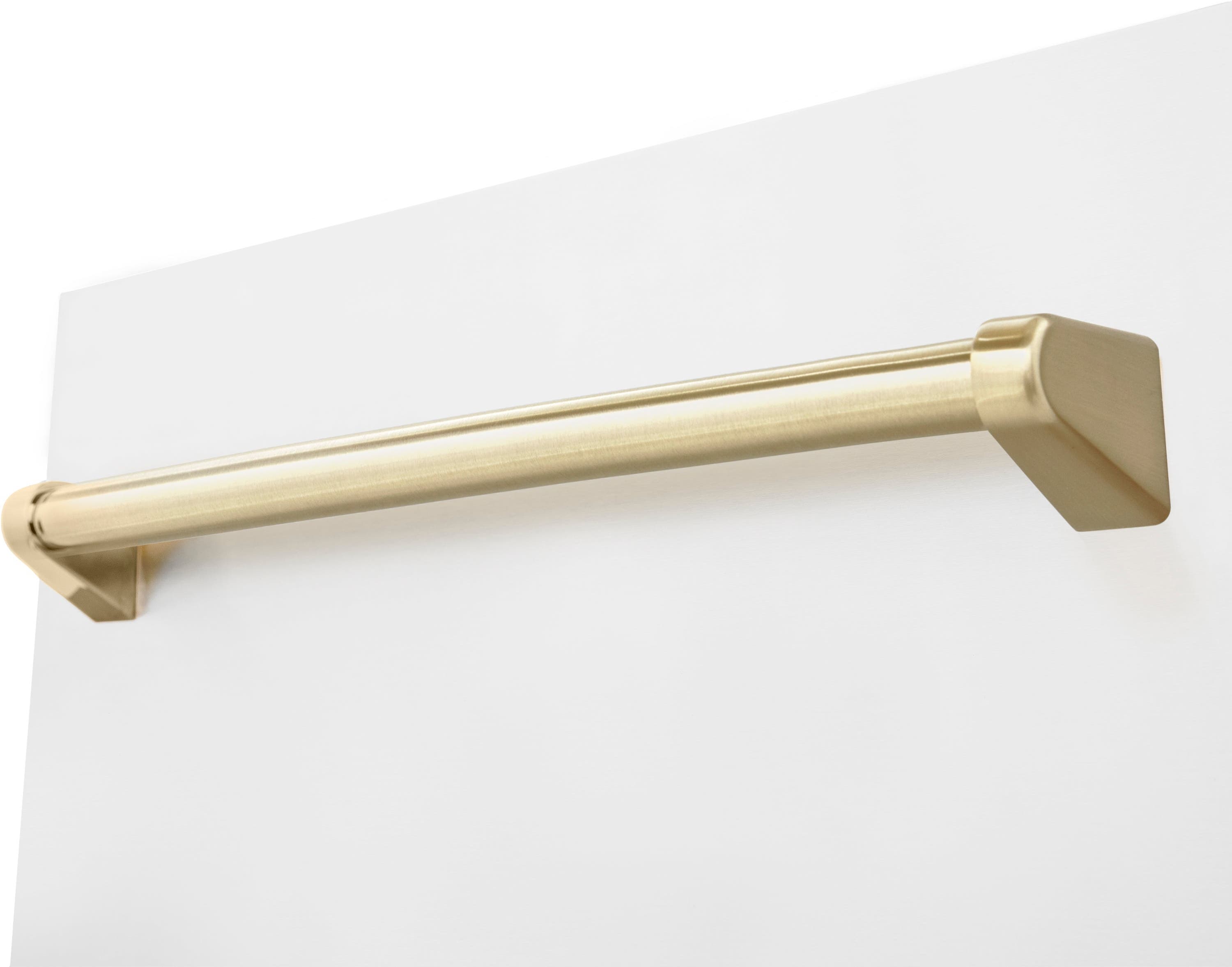 Zline DWVZWM18G White Matte With Gold Handle, 51dba