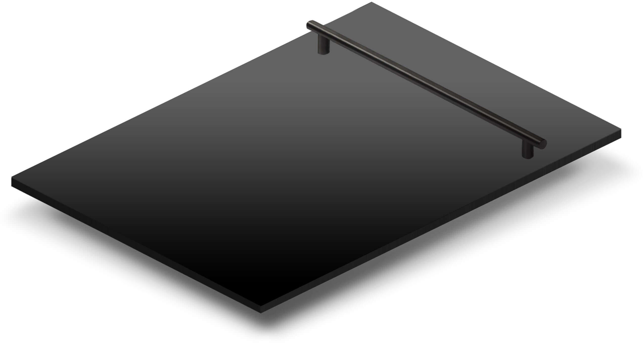Zline DWBSH18 Black Stainless Steel, Modern Handle