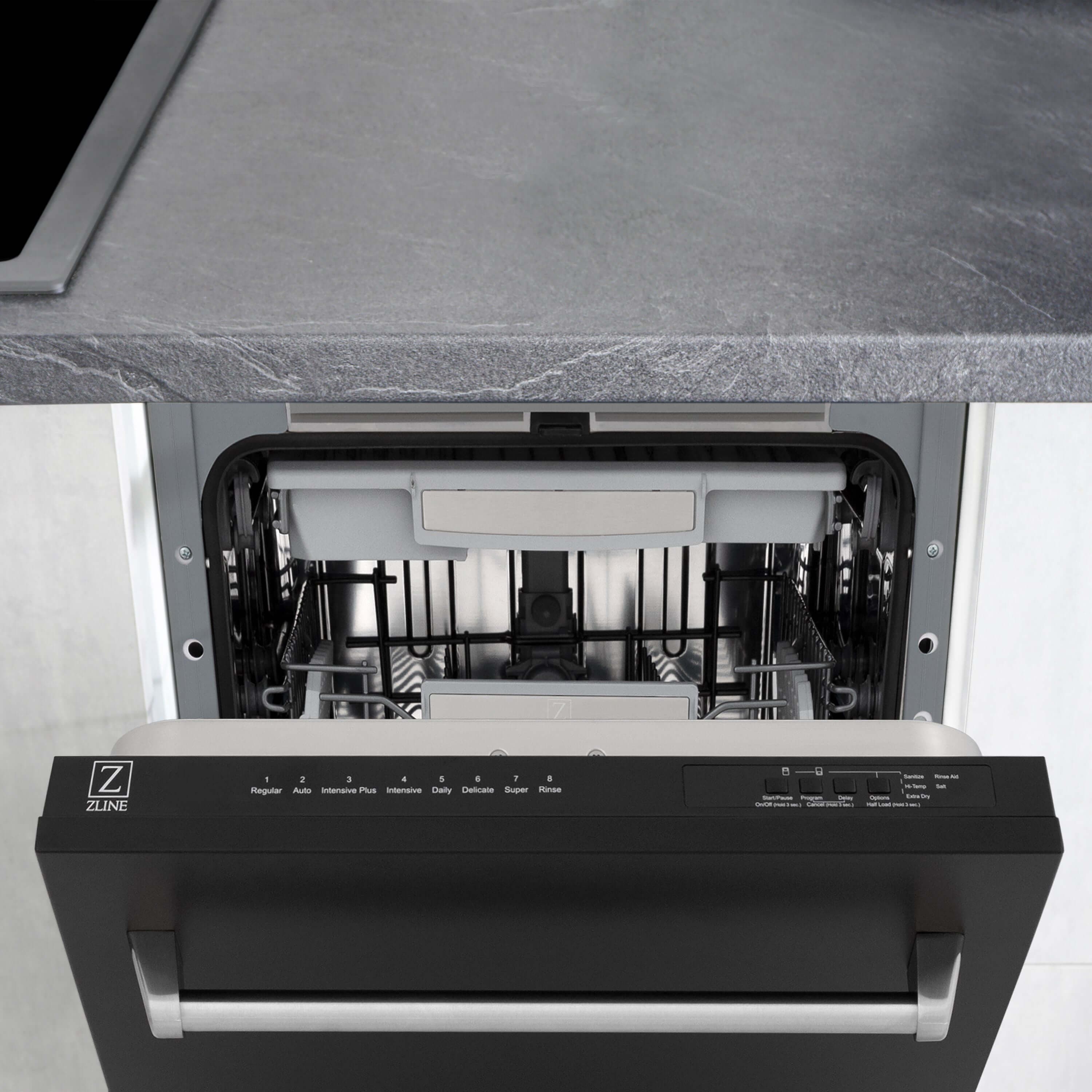 Zline DWVBLM18 Black Matte