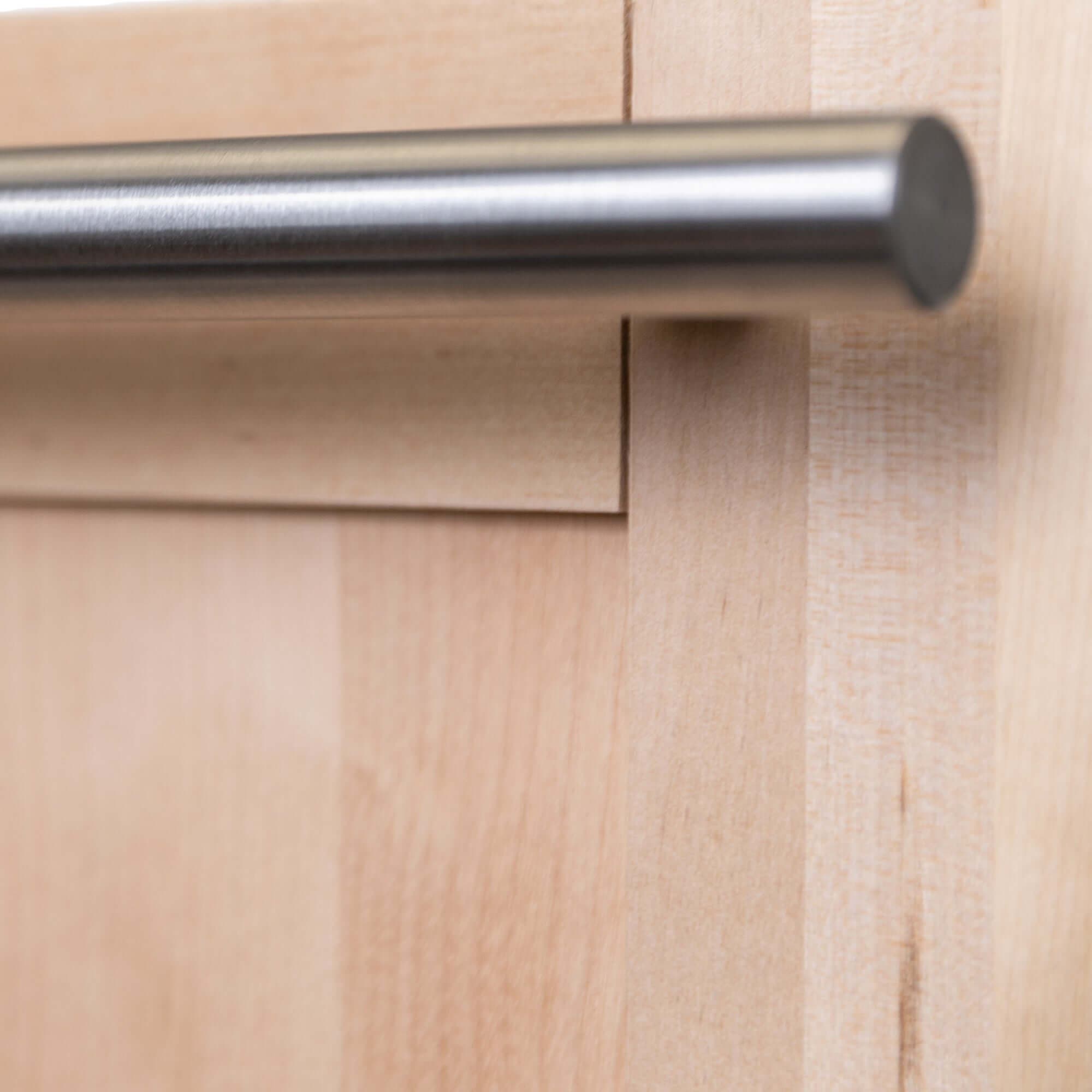 Zline DWUF18 Unfinished Wood, Traditional Style Handle