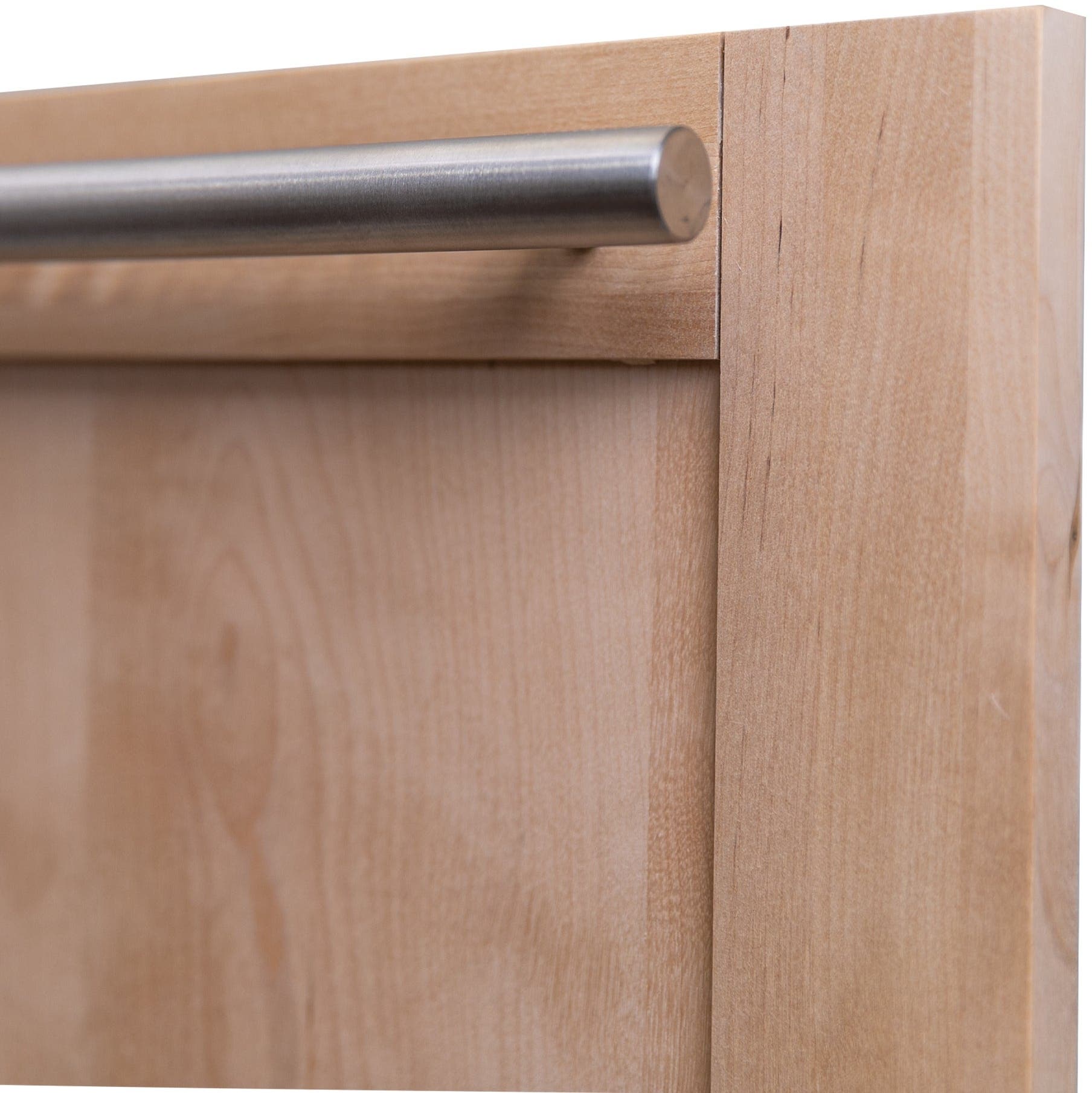 Zline DWUF24 Unfinished Wood, Modern Style Handle