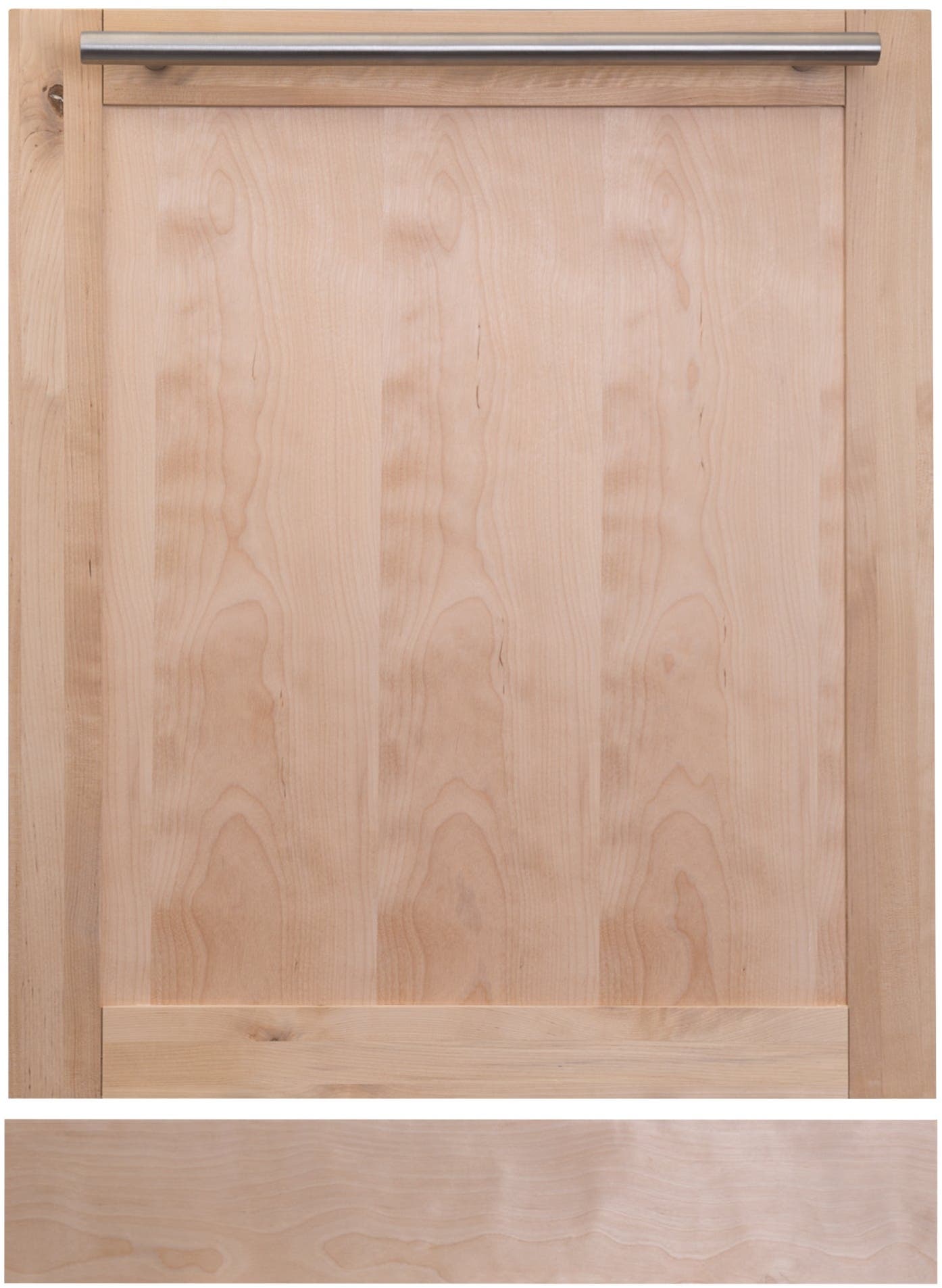 Zline DWUF24 Unfinished Wood, Modern Style Handle