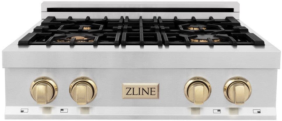 Zline RTZ30G Stainless Steel And Gold Accents