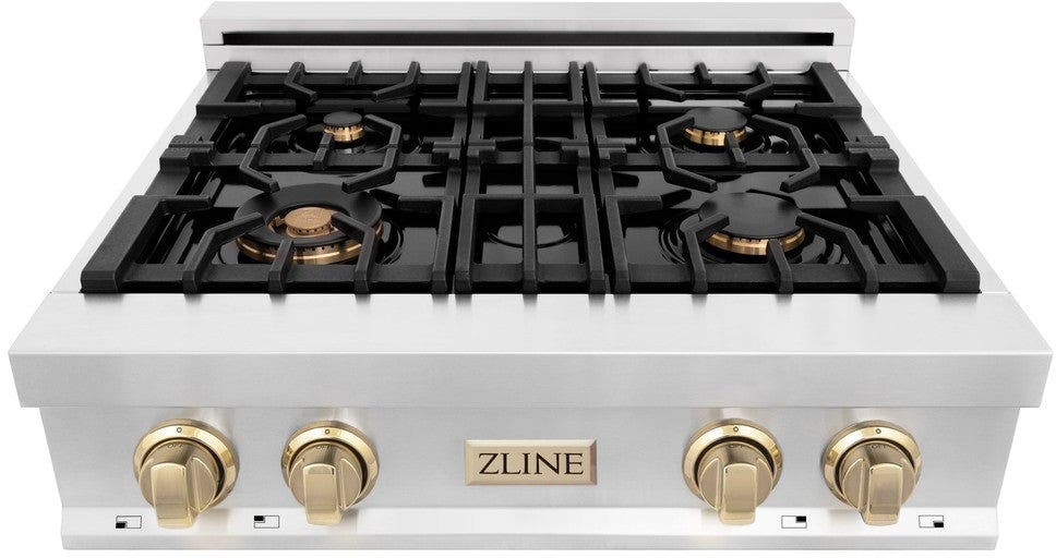 Zline RTZ30G Stainless Steel And Gold Accents