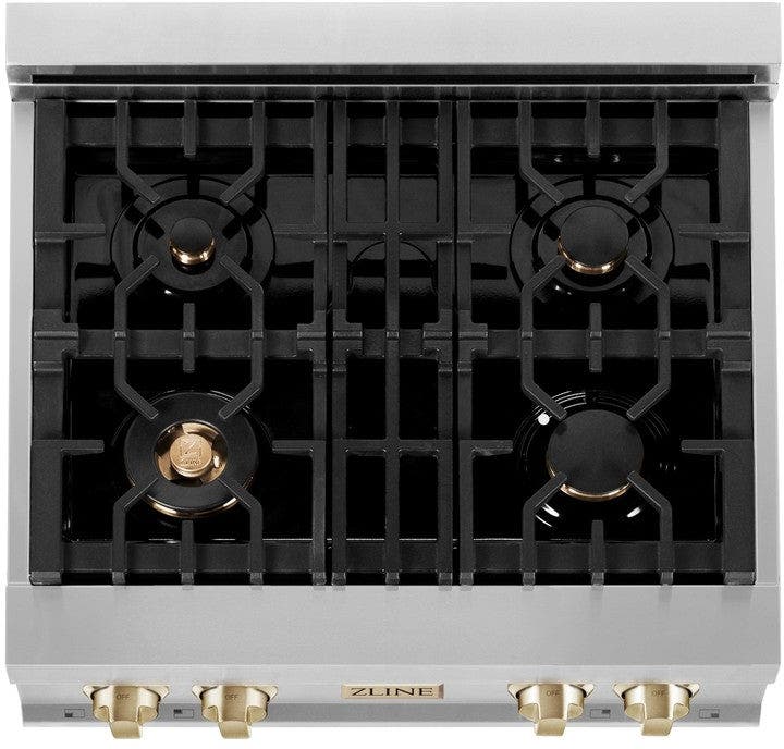 Zline RTZ30G Stainless Steel And Gold Accents