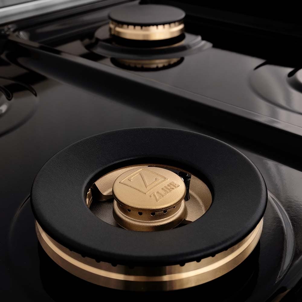Zline RTZ48CB Stainless Steel And Champagne Bronze Accents