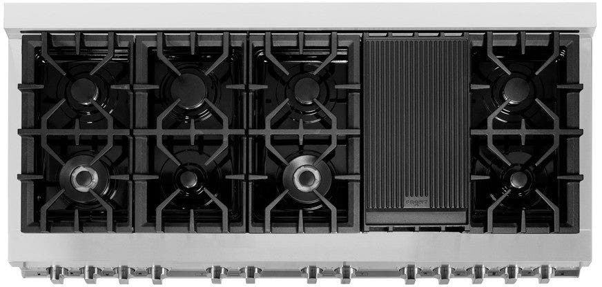 Zline RASRM60 DuraSnow Stainless Steel with Red Matte Doors