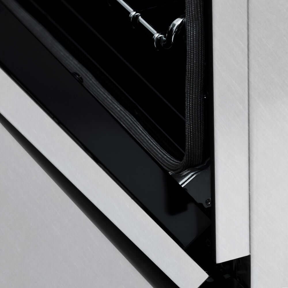 Zline RASZSN60MB Durasnow Stainless Steel With Matte Black Accents