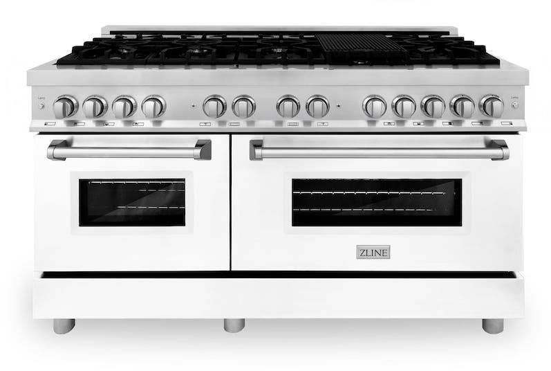 Zline RAWM60 Stainless Steel And White Matte Door