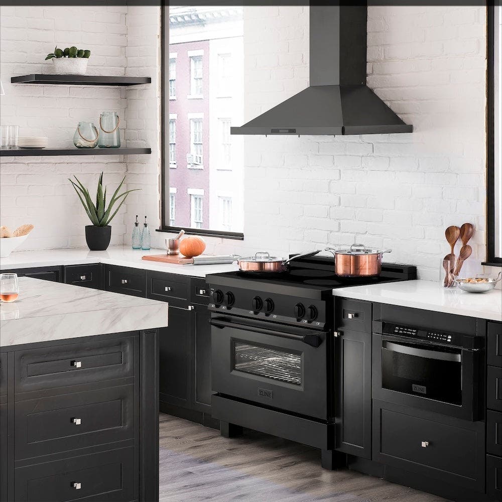 Zline RAINDBS36 Black Stainless Steel
