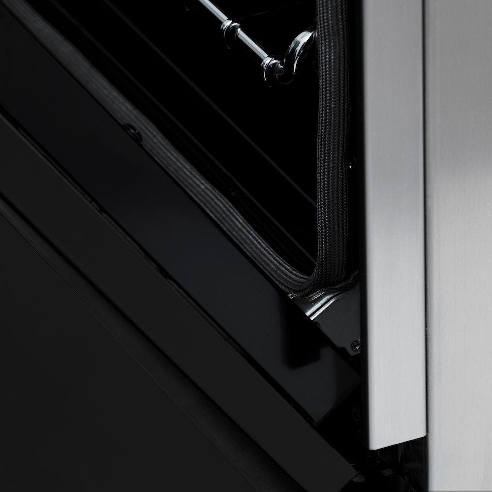 Zline RABLM60 Stainless Steel And Black Matte Door