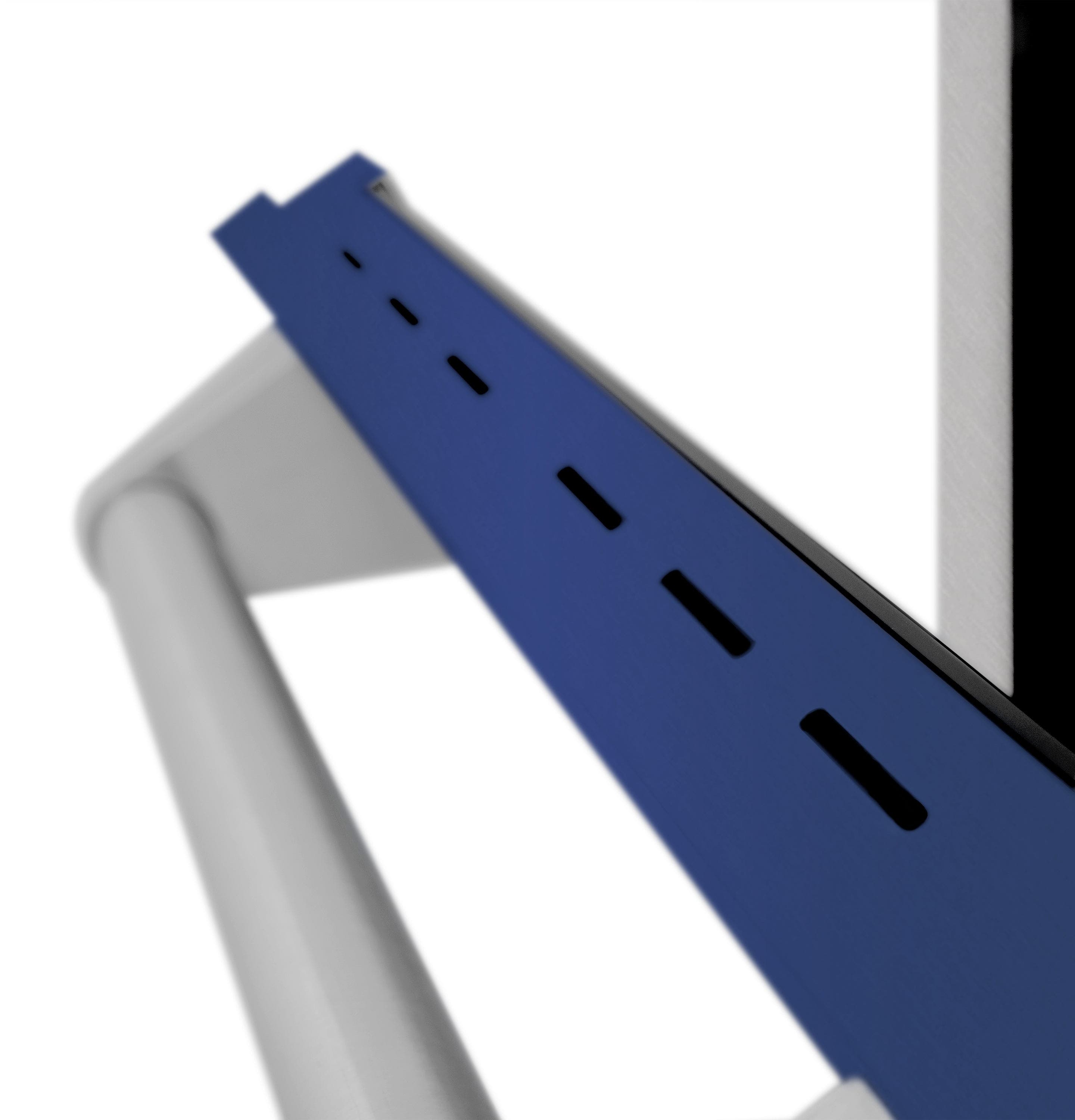 Zline RASBM24 Durasnowstainless Steel With Blue Matte Door