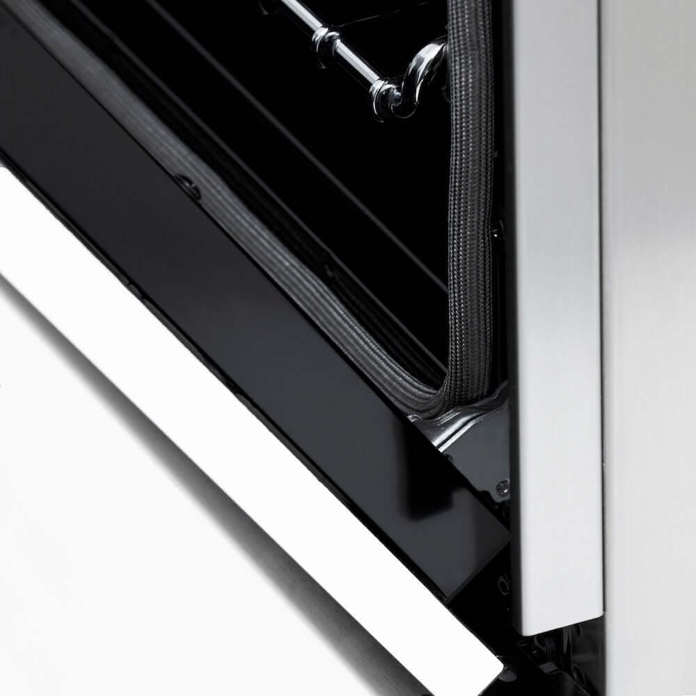 Zline RAZWM48MB Stainless Steel With White Matte Door And Matte Bl...