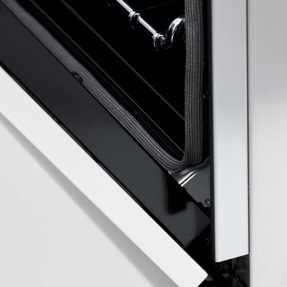 Zline RAZWM60CB Stainless Steel With White Matte Door And Champagn...