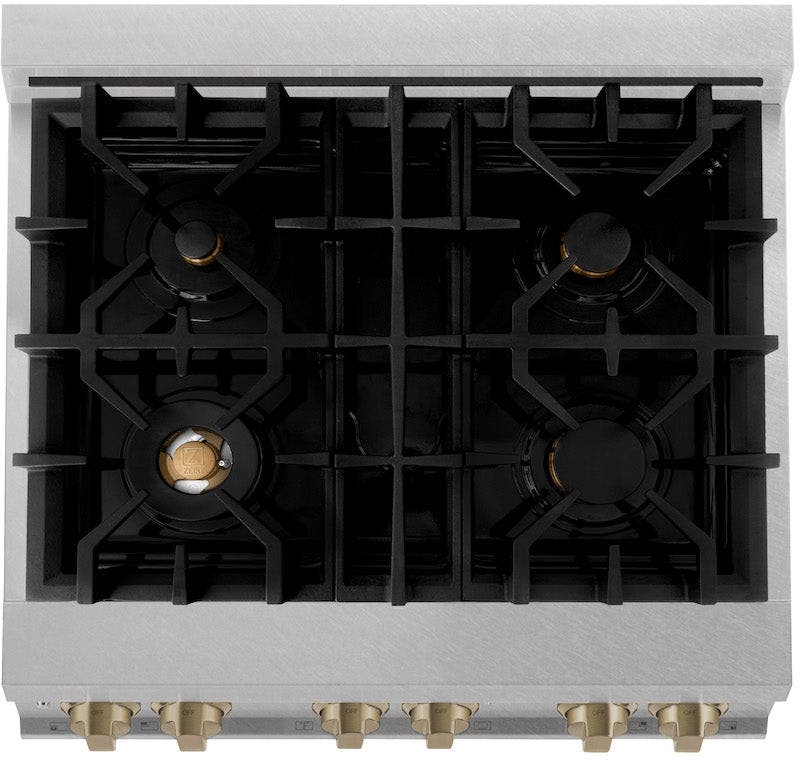 Zline RASZWM30CB Durasnow Stainless Steel With White Matte Door And...
