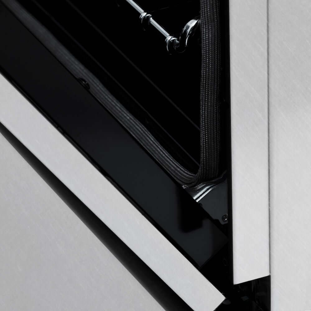 Zline RASZSN36MB Durasnow Stainless Steel with Matte Black Accents