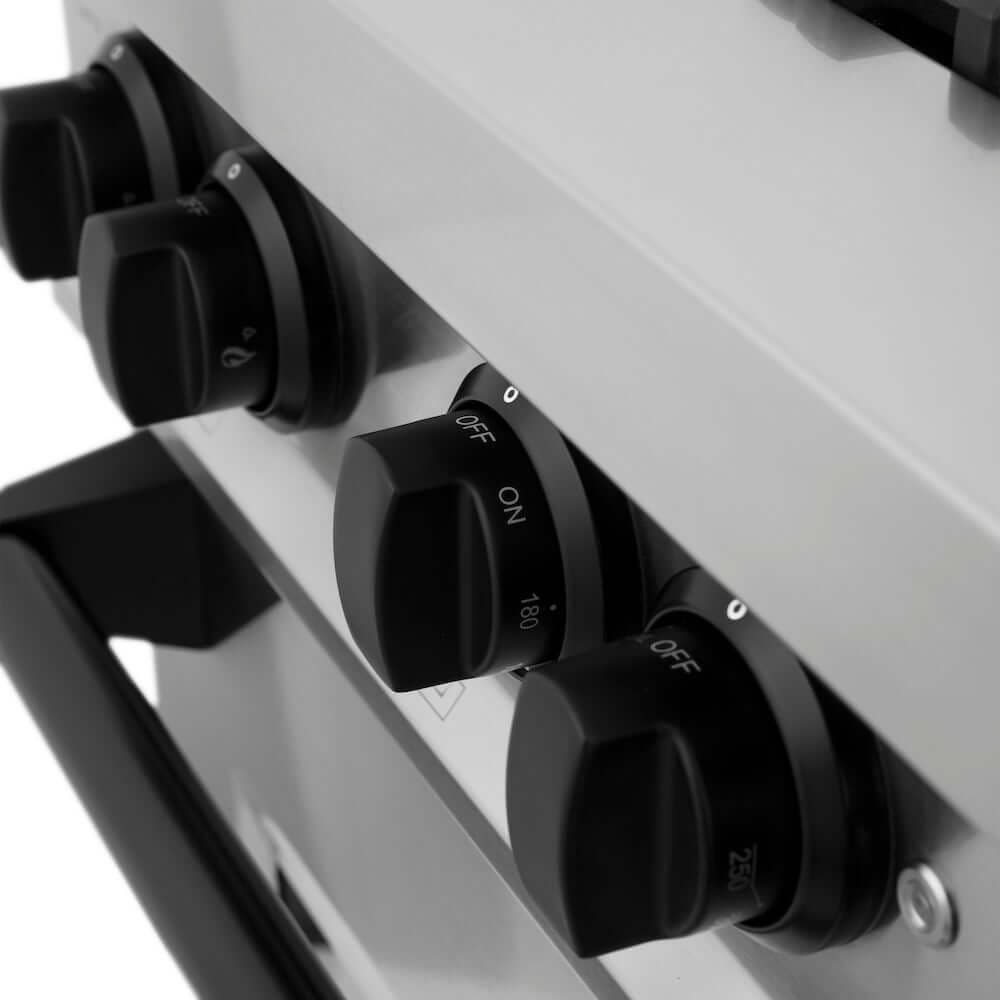 Zline RAZ36MB Stainless Steel with Matte Black Accents