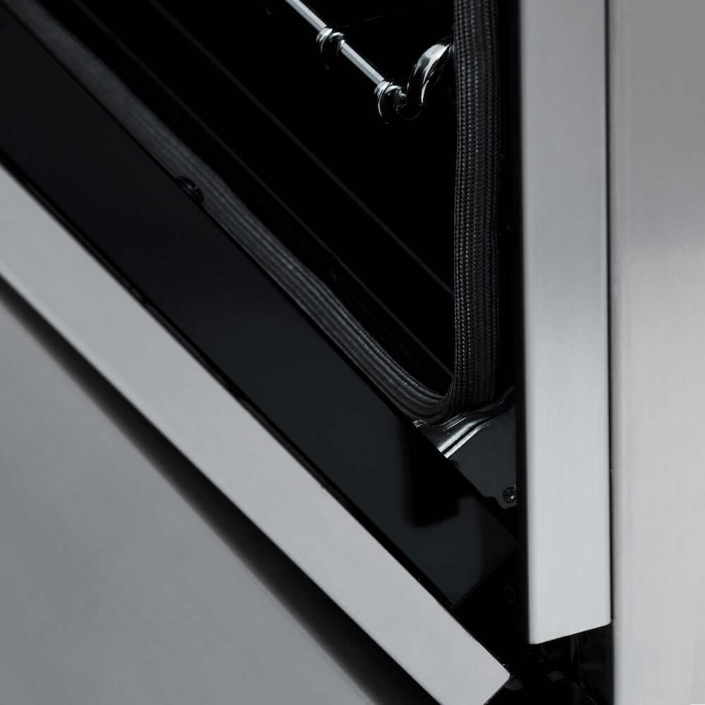 Zline RAZ24MB Stainless Steel with Matte Black Accents