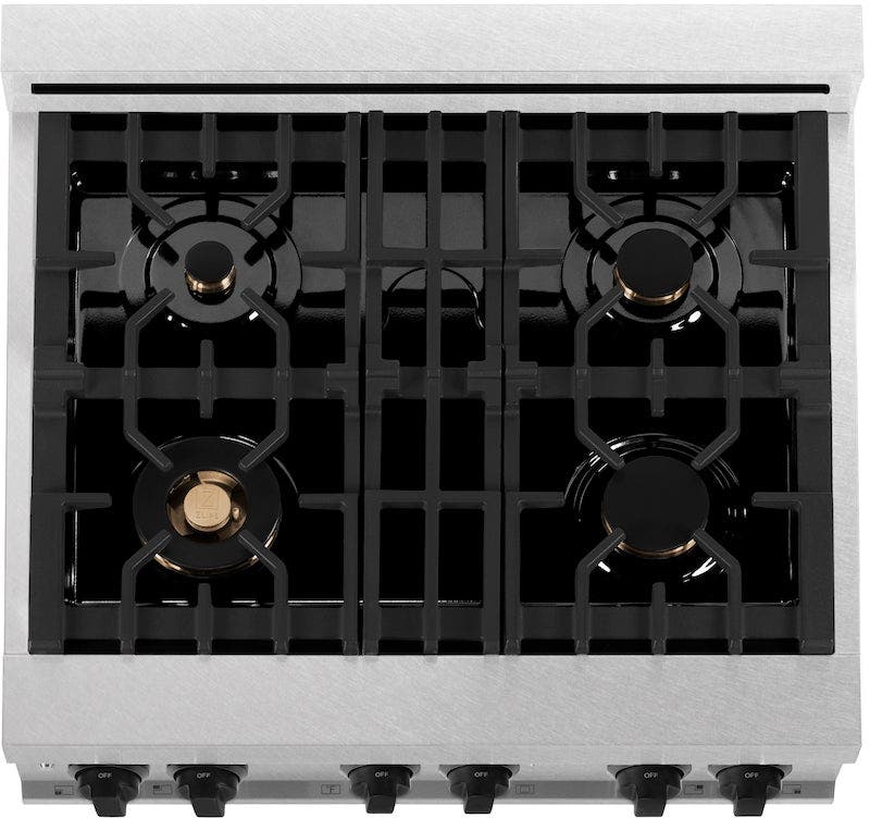 Zline RASZWM30MB White Matte with Matte Black Accents