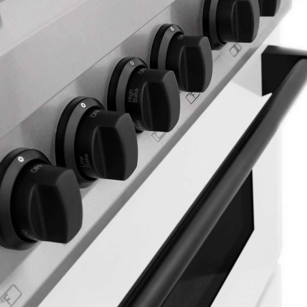 Zline RASZWM48MB Durasnow Stainless Steel with White Matte Door and...