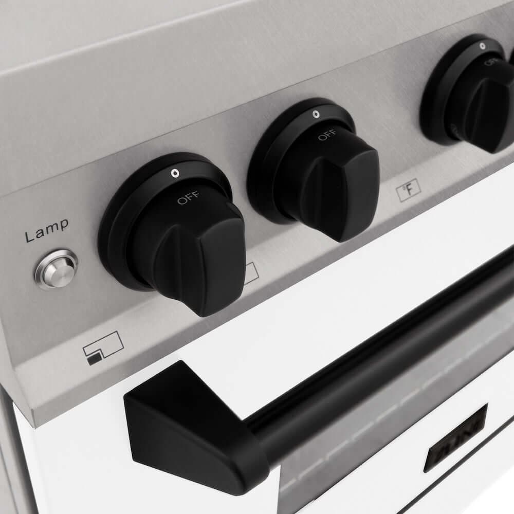 Zline RASZWM48MB Durasnow Stainless Steel with White Matte Door and...