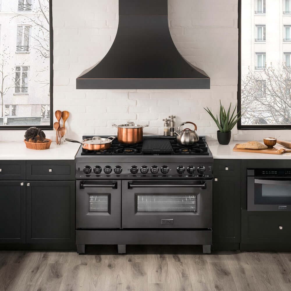 Zline RABBR48 Black Stainless Steel