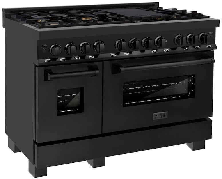 Zline RABBR48 Black Stainless Steel