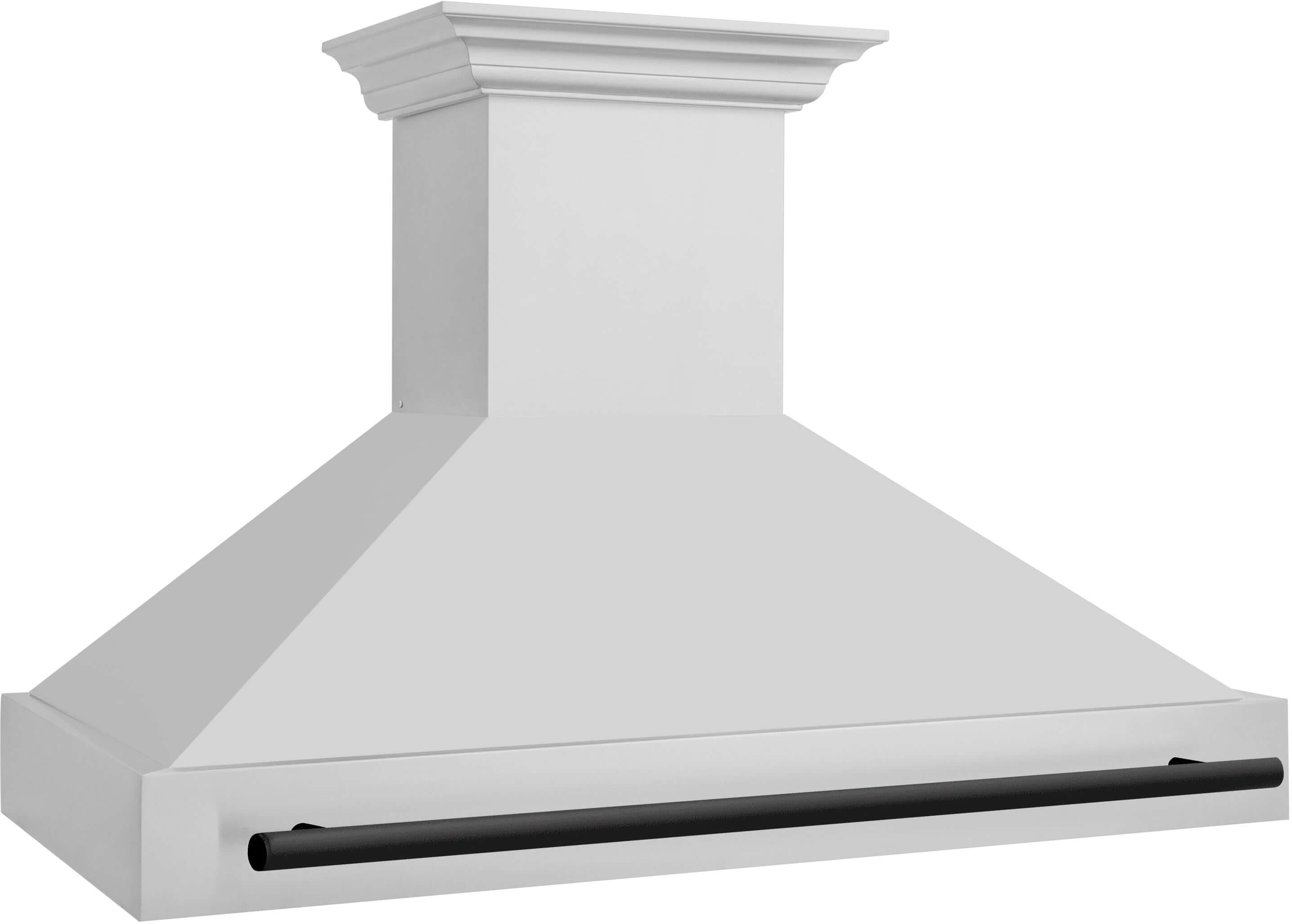 Zline 8654STZ48MB Stainless Steel with Matte Black Handle
