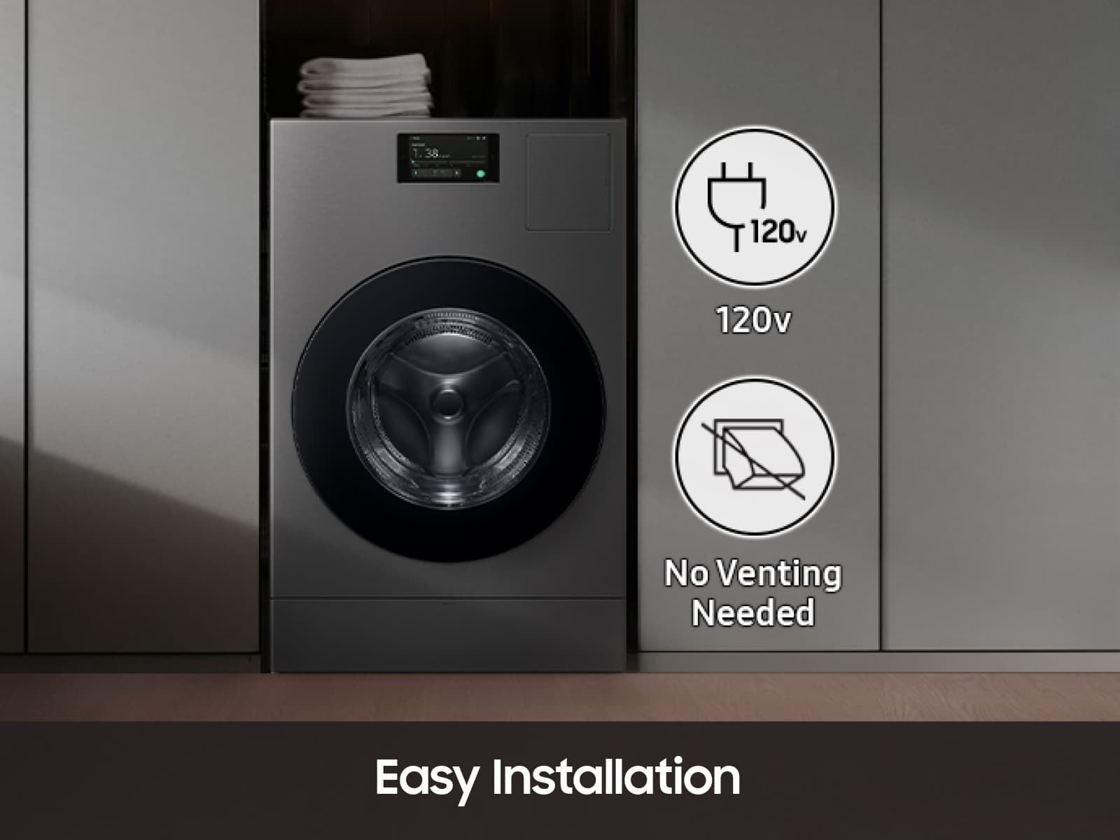 Samsung WD53DBA900HZ Dark Steel