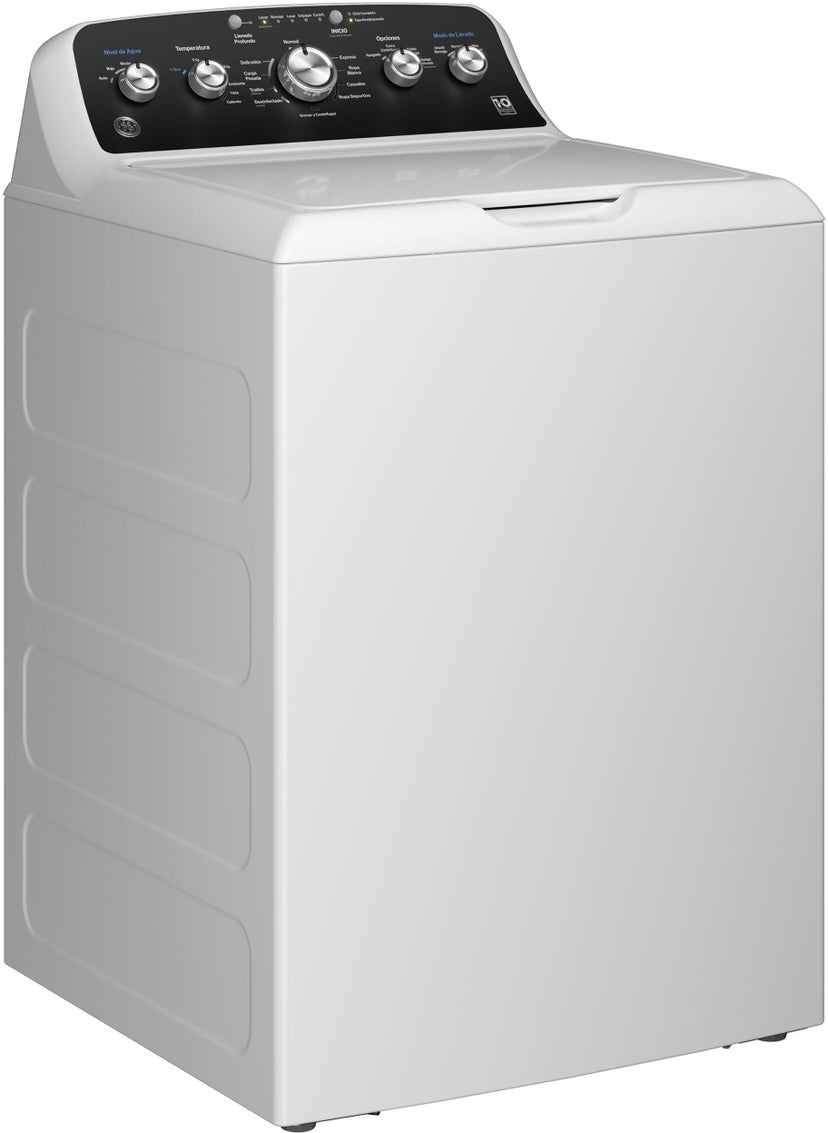 GE ETW485ASWWB 27 Inch 4.5 Cu. Ft. High-Efficiency Top Load Washe...