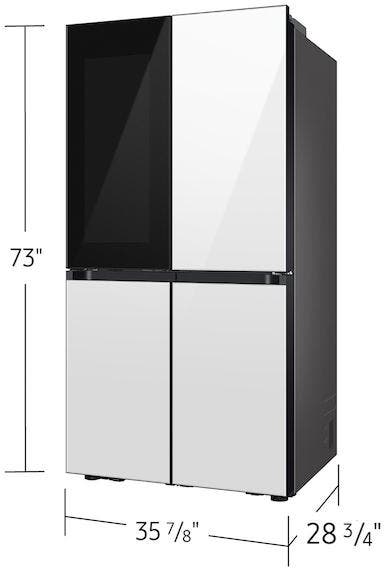 Samsung RF23DB970012 White Glass