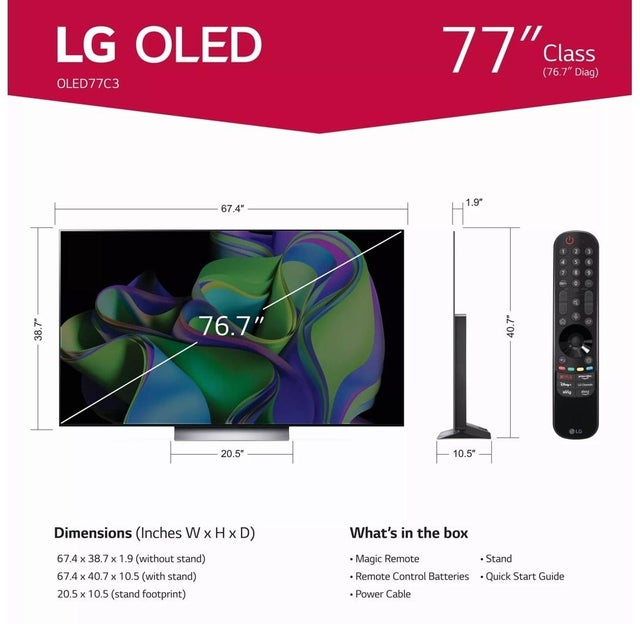 LG Electronics OLED77C3PUA