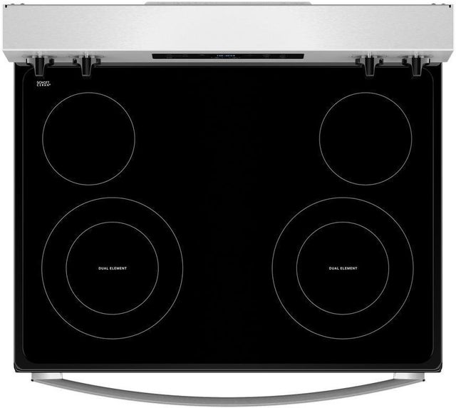 Whirlpool WFES3530RS 30 Inch Freestanding Electric Range with 4 Element...