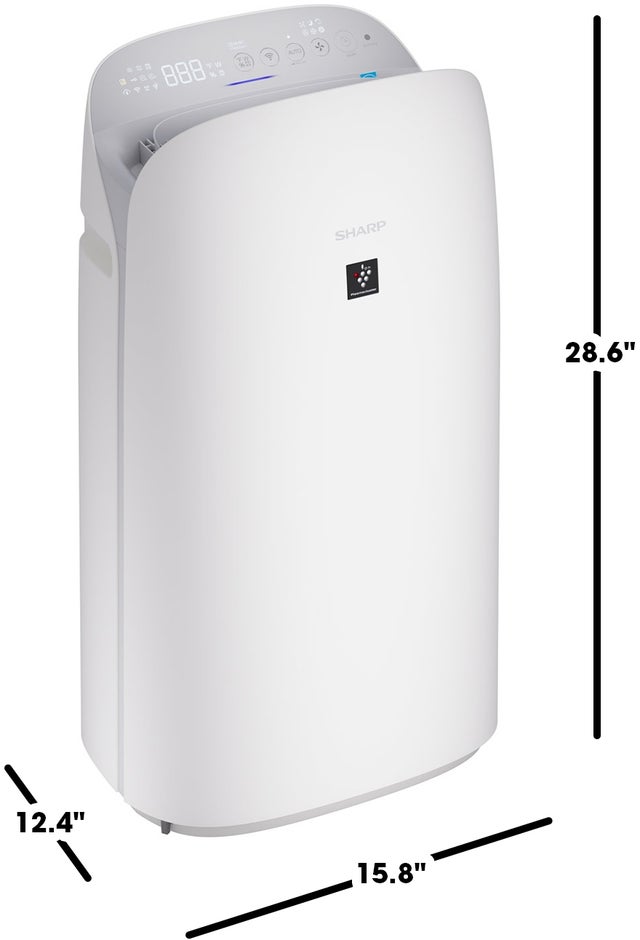 Sharp KCP110UW Smart Plasmacluster Ion Air Purifier with True HEP...