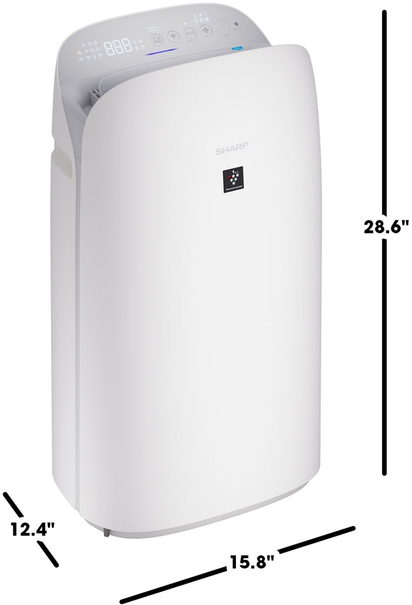 Sharp KCP110UW Smart Plasmacluster Ion Air Purifier with True HEP...