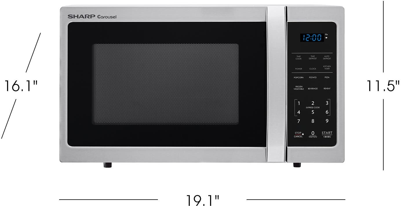 Sharp SMC0912BS Stainless Steel