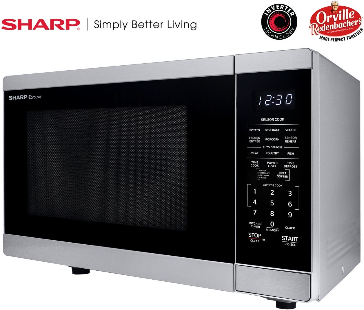 Sharp SMC1464HS Stainless Steel
