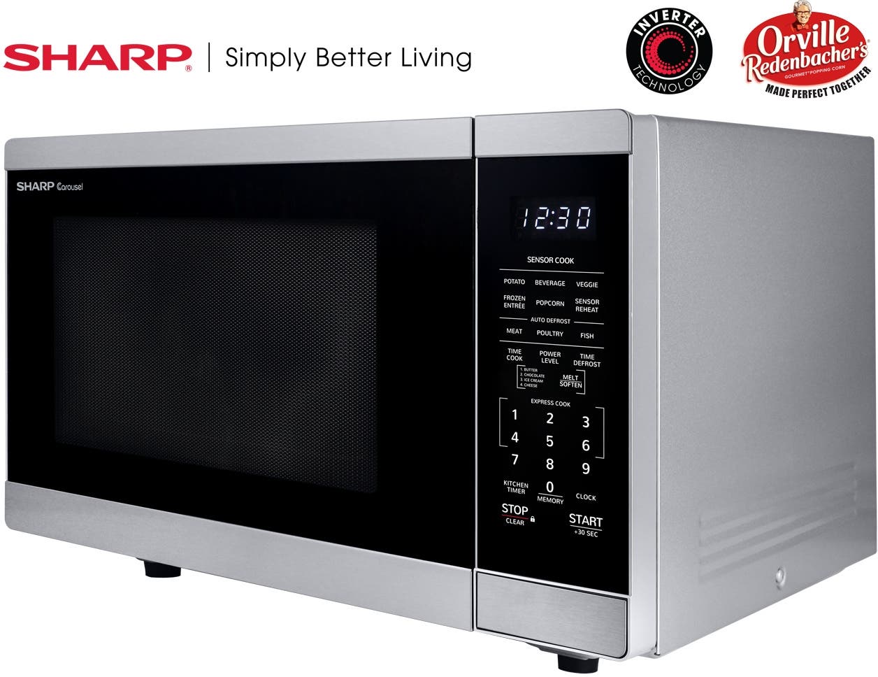 Sharp SMC1464HS Stainless Steel