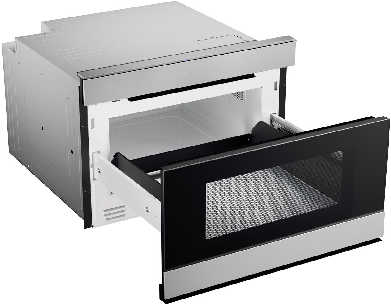 Sharp SMD2489ES Stainless Steel with Black Glass