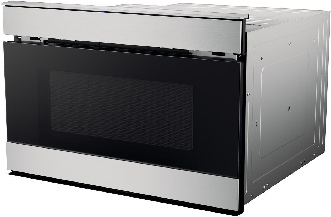 Sharp SMD2489ES Stainless Steel with Black Glass