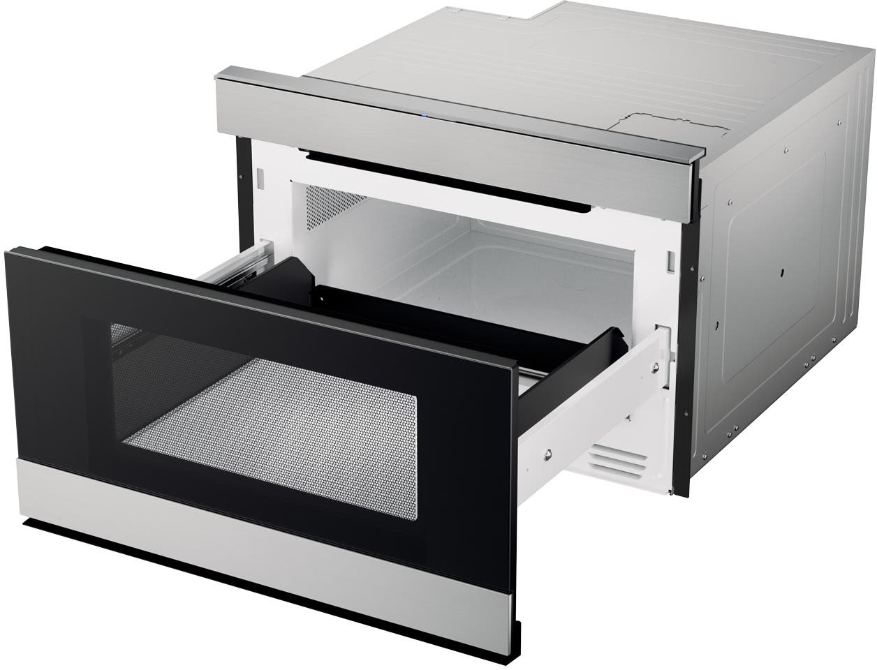 Sharp SMD2489ES Stainless Steel with Black Glass