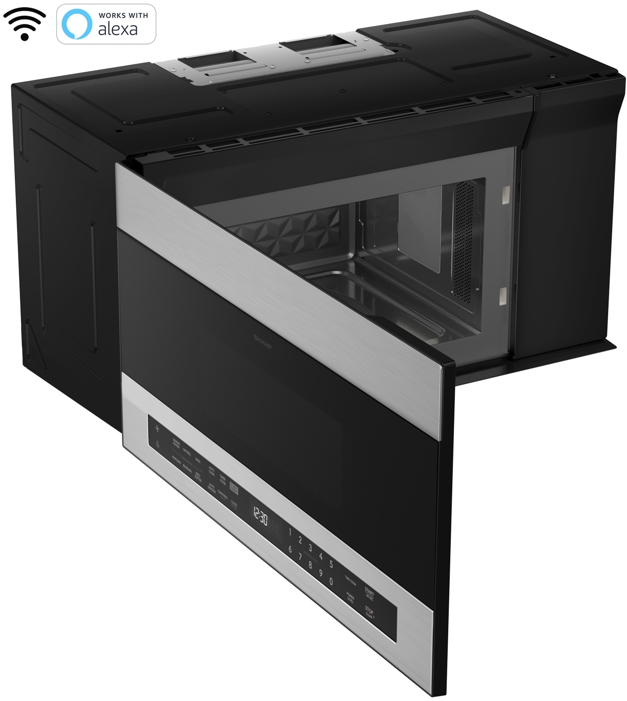 Sharp SMO1759JS Stainless Steel