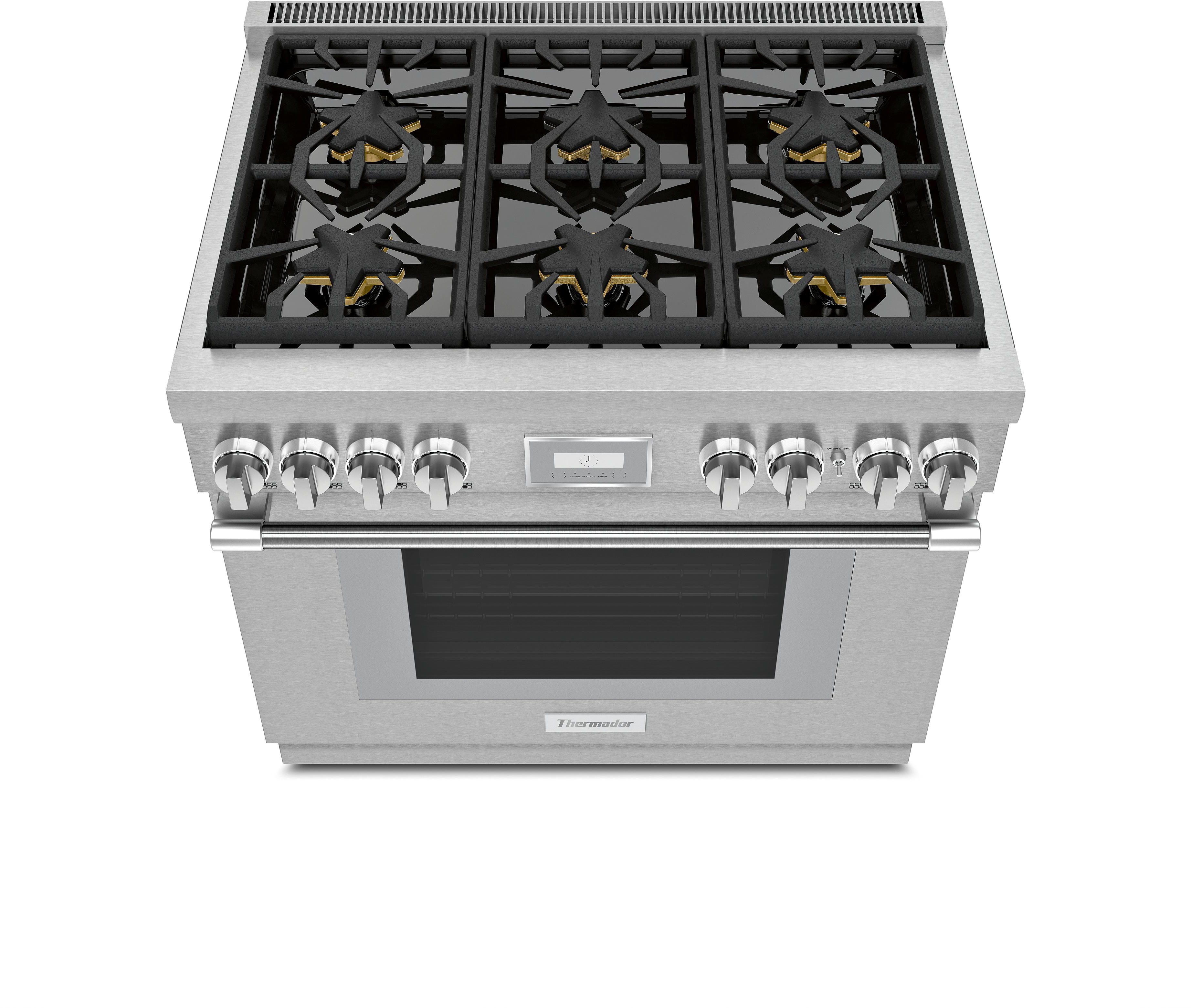 Thermador PRD366WHU Stainless Steel with 6 Burners