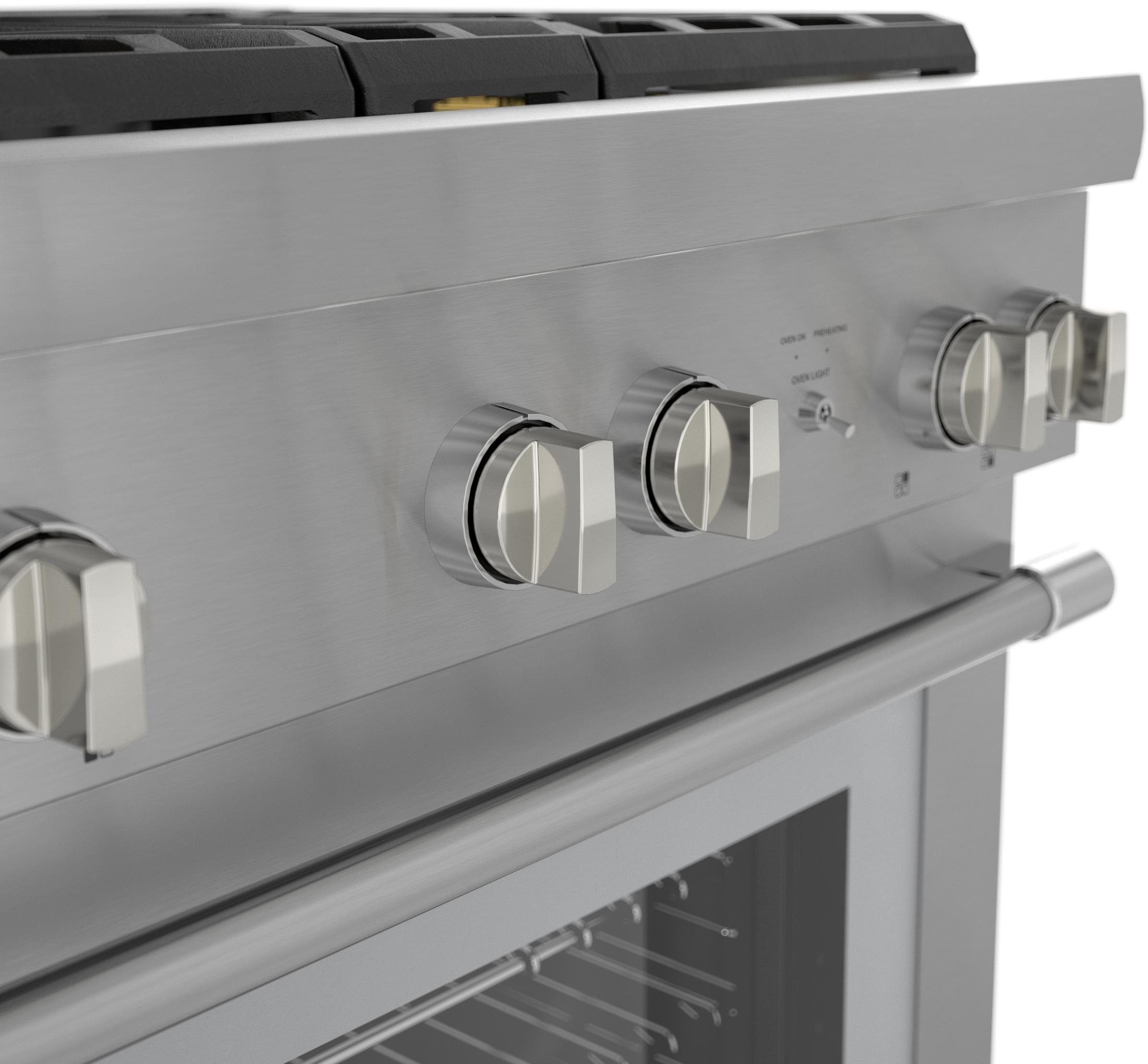 Thermador PRG304WH Stainless Steel with 4 Burners