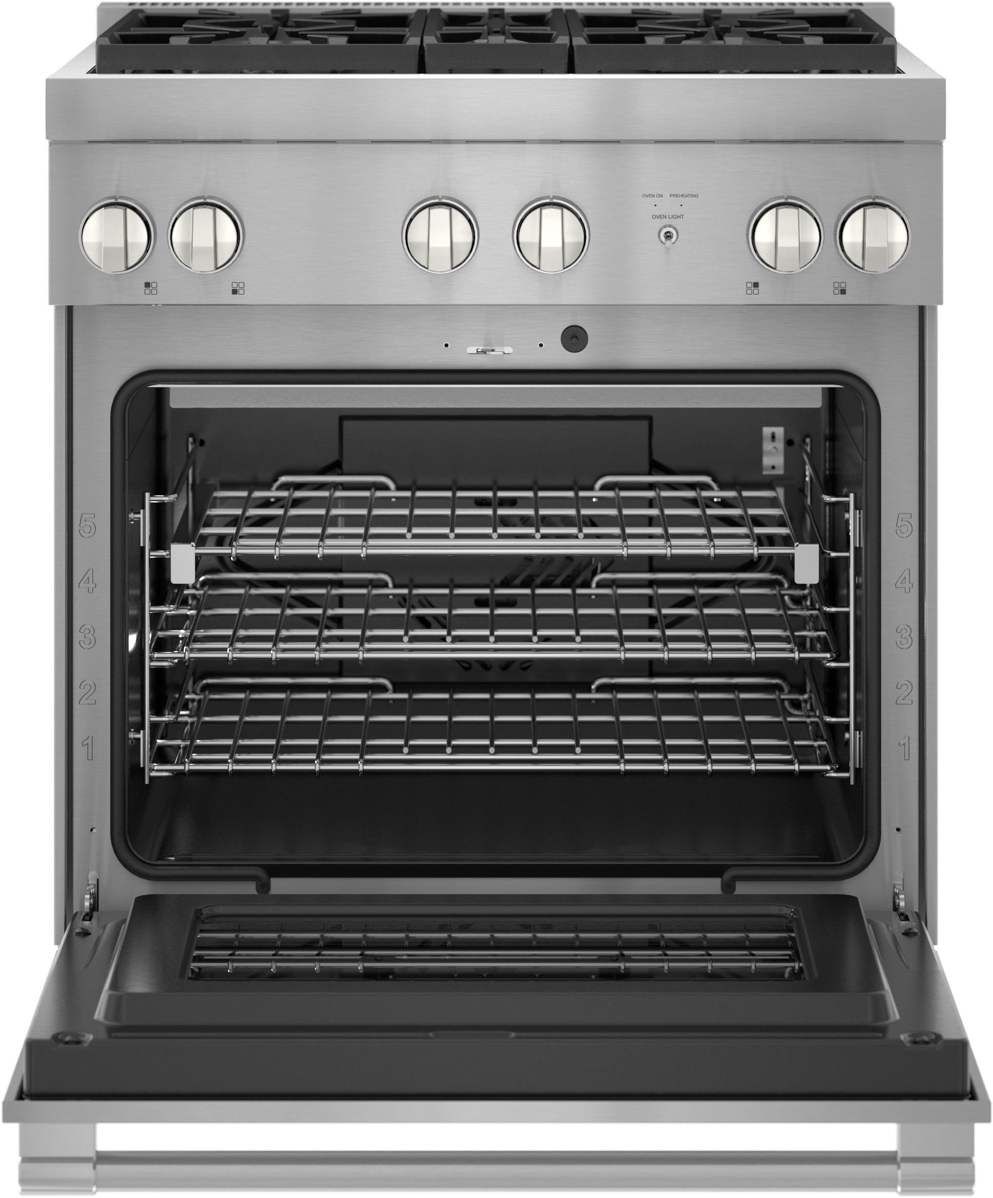 Thermador PRG304WH Stainless Steel with 4 Burners