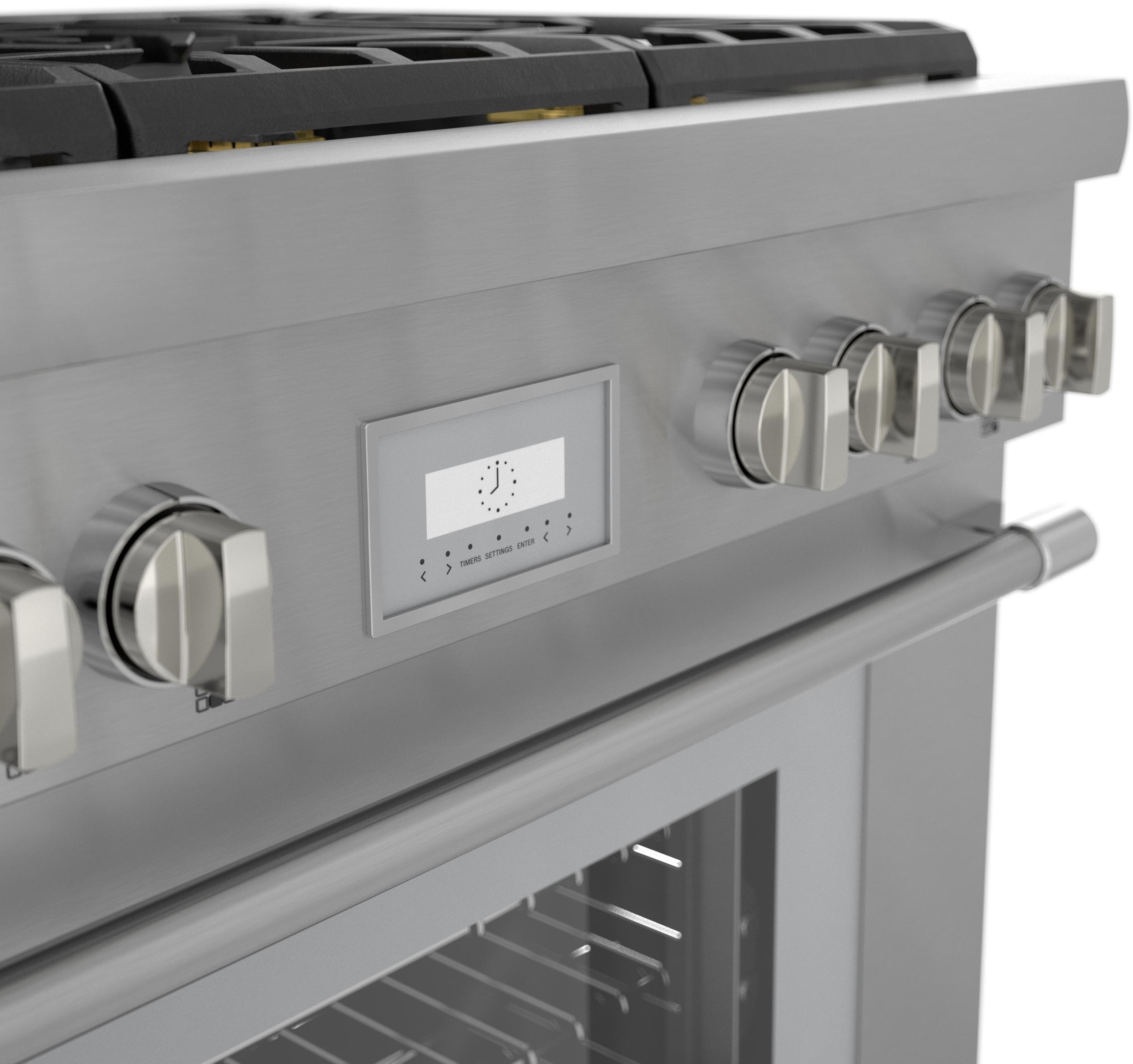 Thermador PRG366WH Stainless Steel with 6 Burners