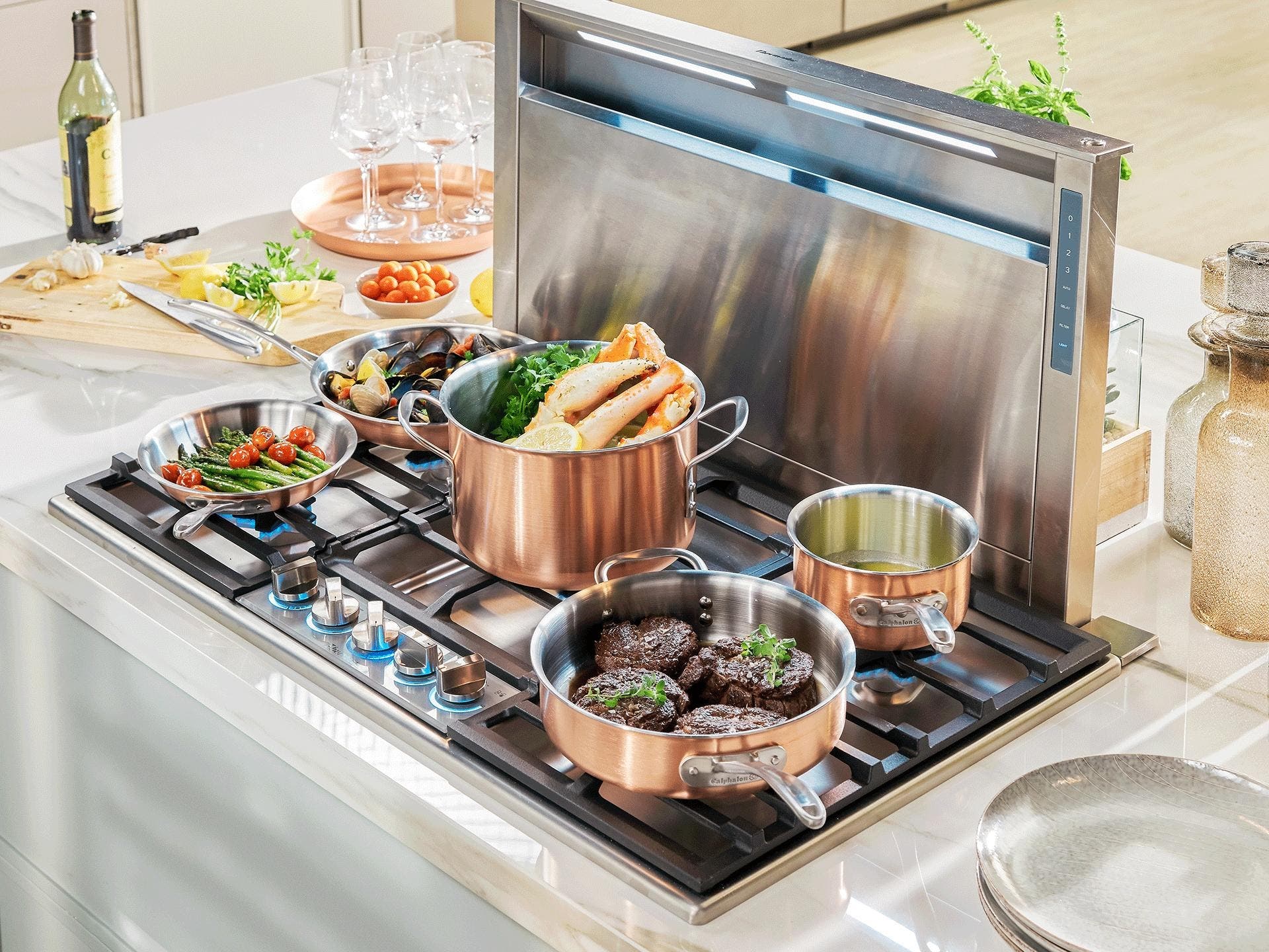 Thermador SGSXP365TS Stainless Steel, Pedestal Burners