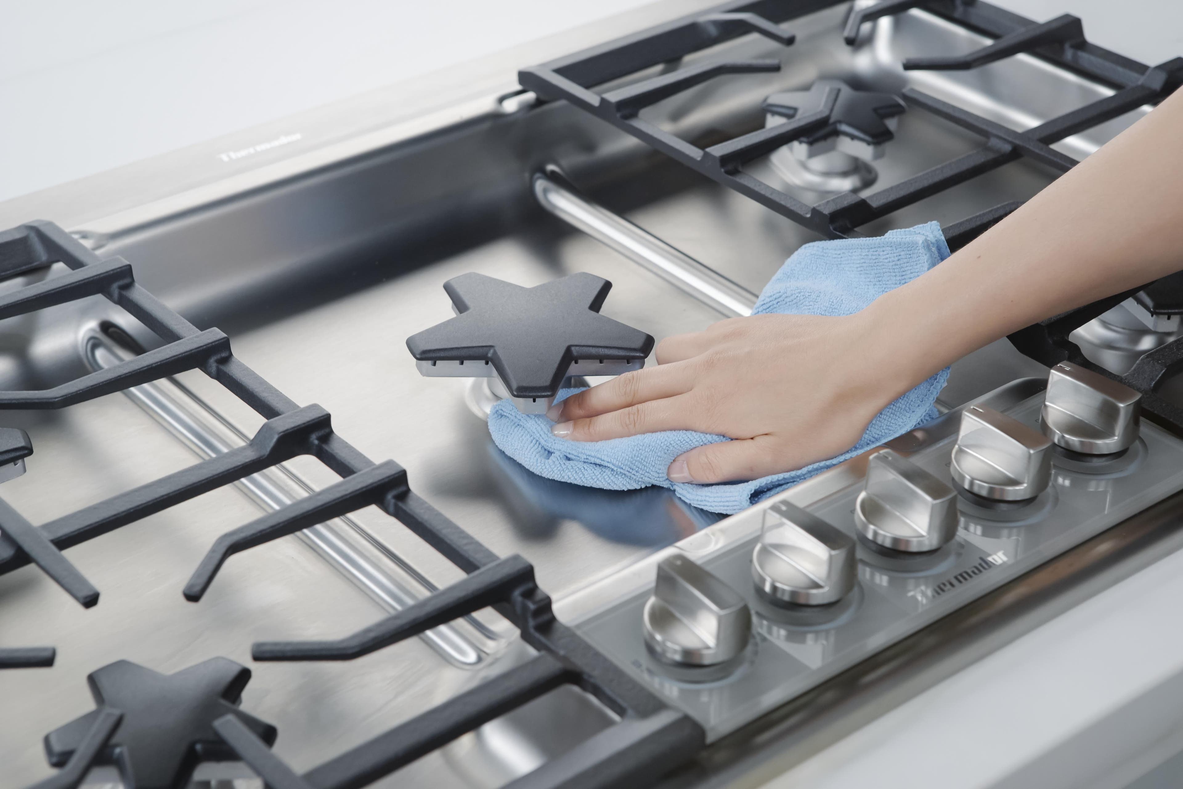 Thermador SGSXP365TS Stainless Steel, Pedestal Burners
