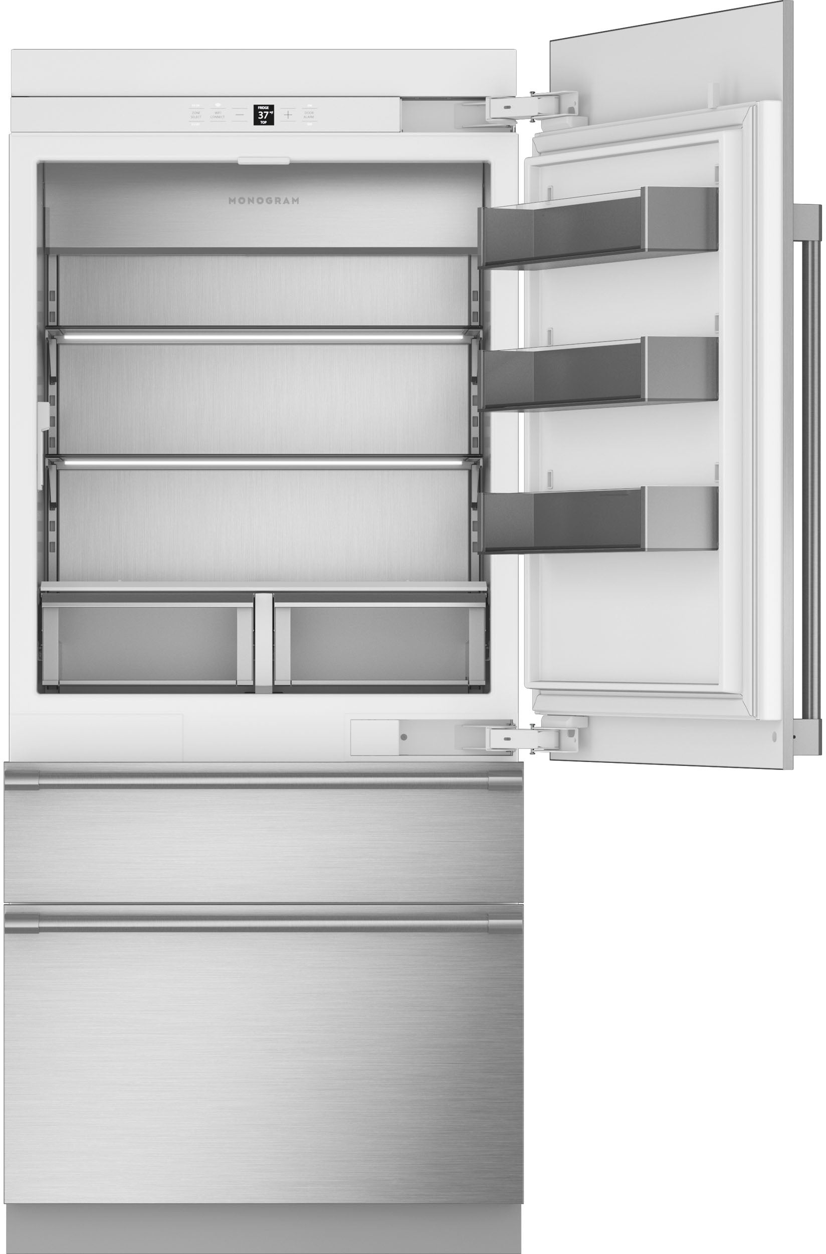 Monogram ZIC363IPVRH 36 Inch Premium Fully Integrated Panel Ready